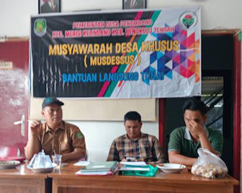 Musdessus BLT Penembang Tetapkan 15 KPM ditahun 2025