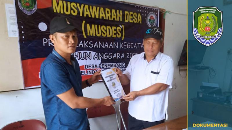 Pemdes Penembang Gelar Musyawarah Desa Pra Pelaksanaan